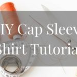 DIY Cap Sleeve Shirt