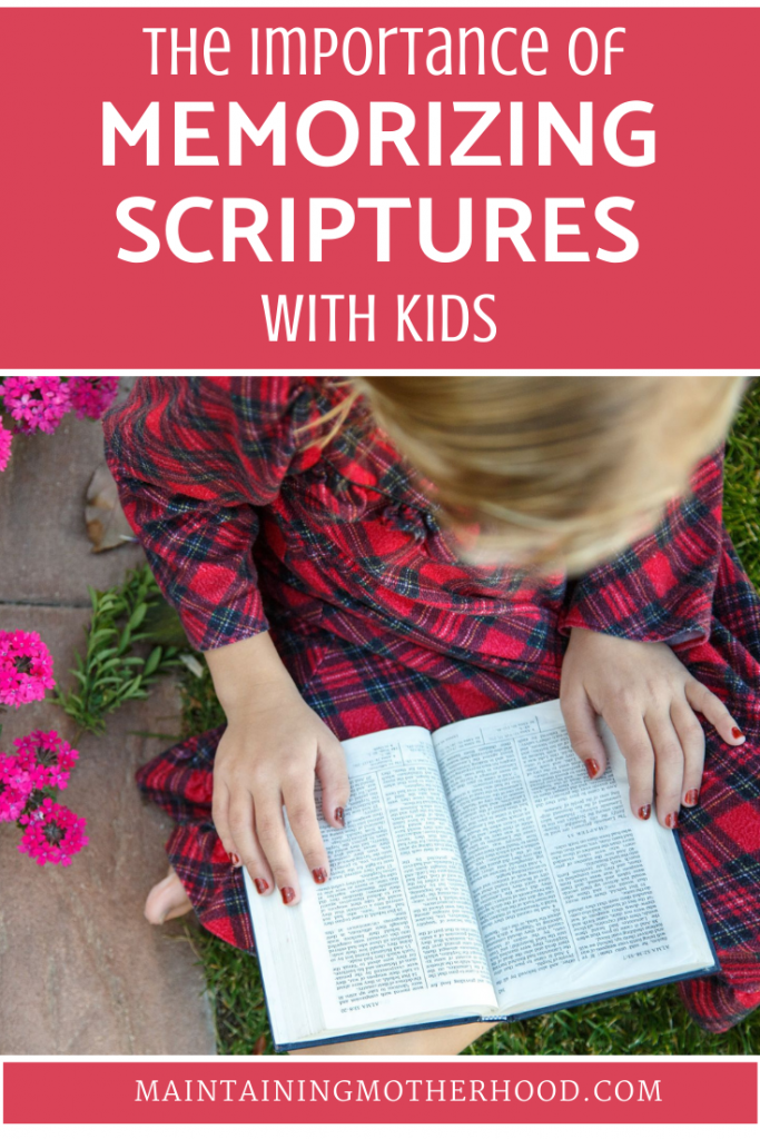 Memorizing scriptures with kids doesn't have to be difficult! Here are some ideas and tips to get you started on memorizing scriptures today!