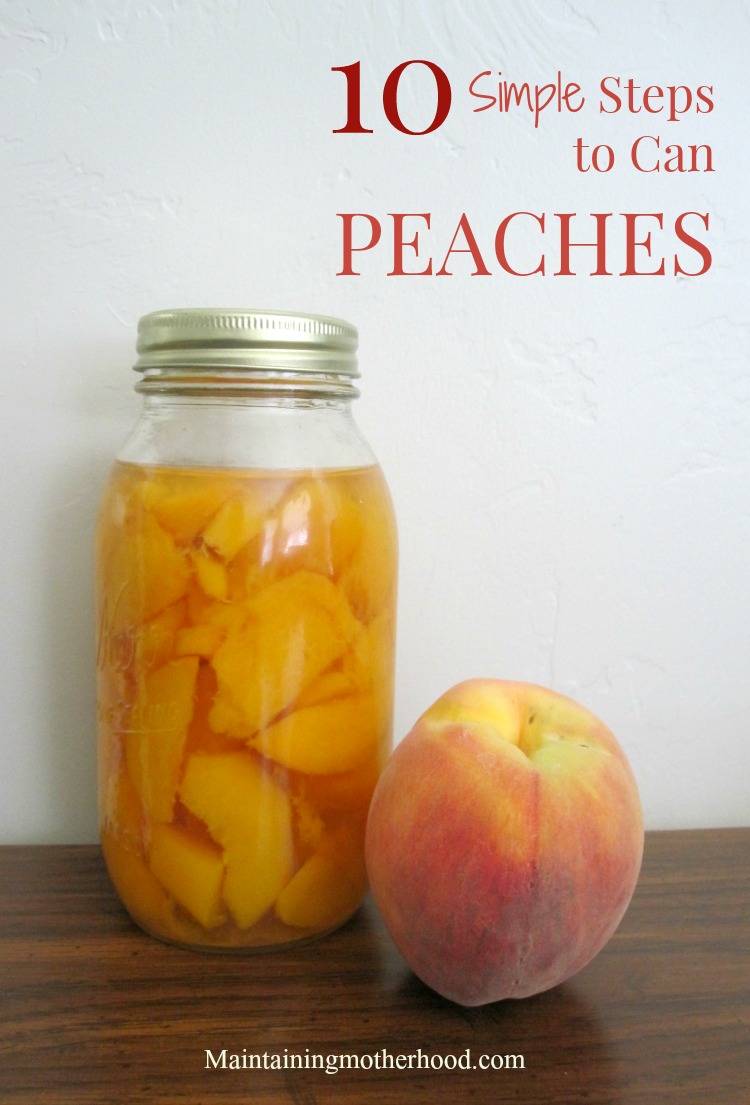 Want to savor the taste of summer all winter long? Enjoy canned peaches long after peach season. Learn how to can peaches in 10 simple steps.