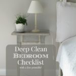 Deep Clean Bedroom Checklist