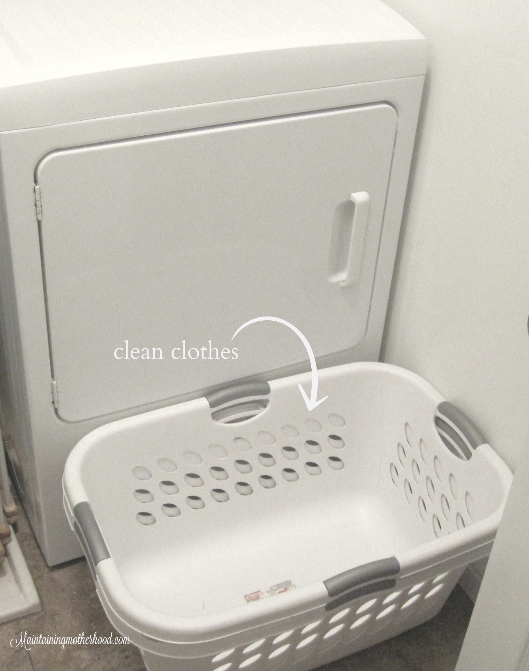 Although laundry is a never-ending task, it doesn't have to be an overwhelming task. I have a system that works great, and I want to share it with you!