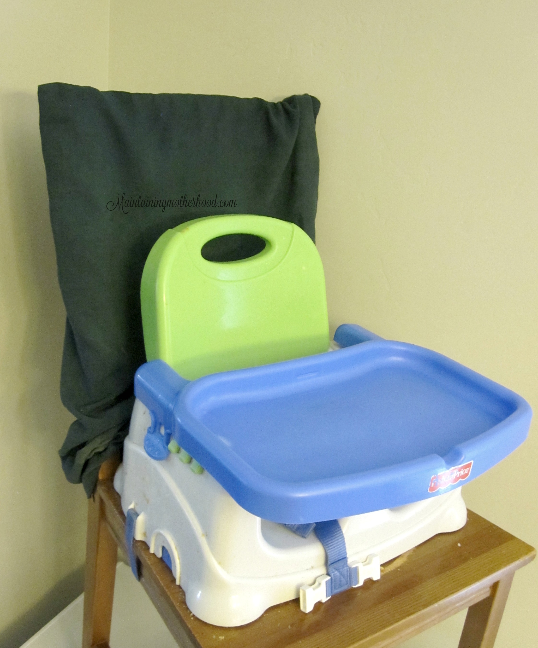 Kids are messy eaters. Using easy-to-clean chair covers reduces the amount of clean up after meals, and the scrub-down-the chairs rush before guests.