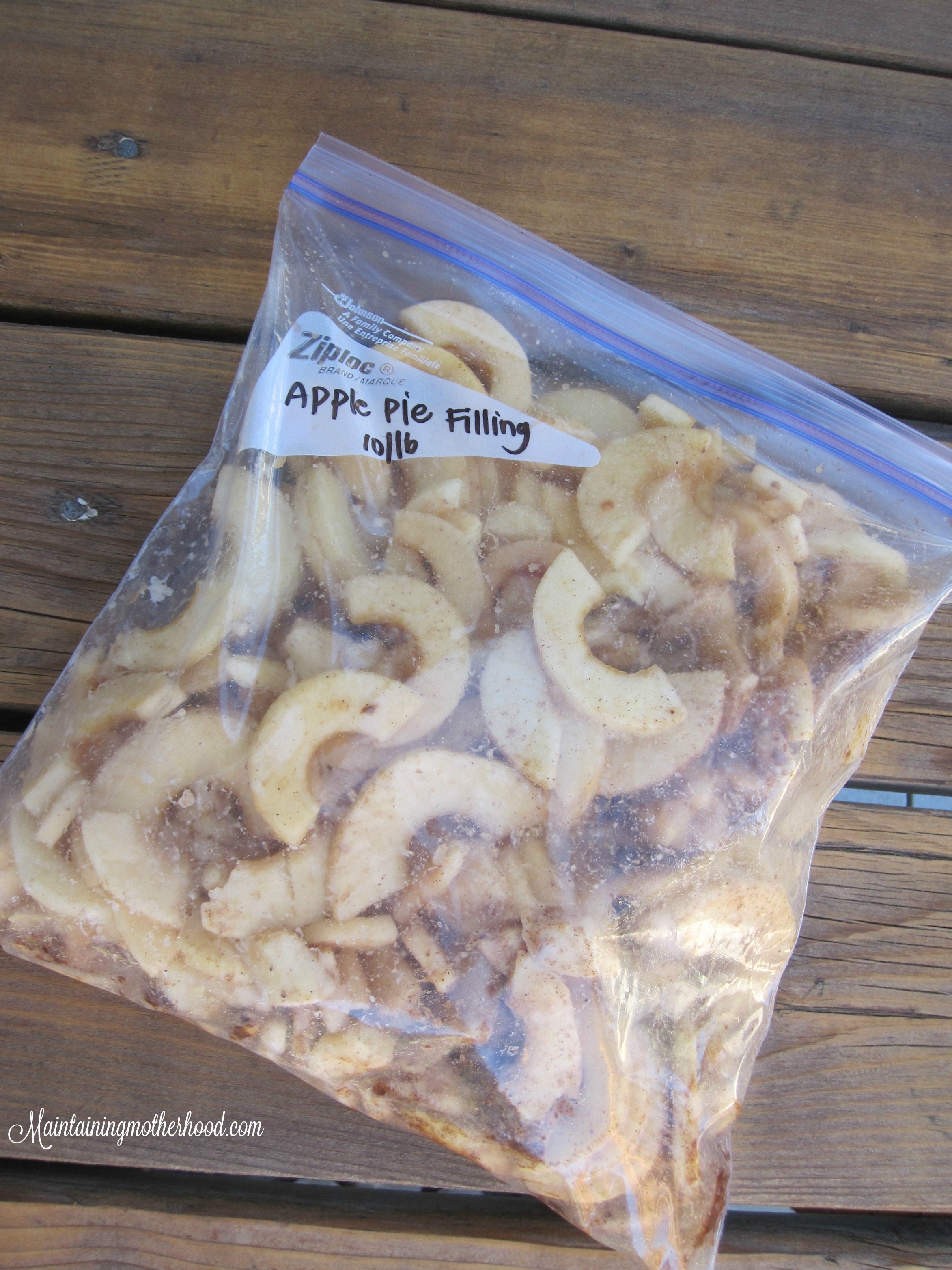 If you are looking to prepare apple pie in advance for the holidays, here's a simple way to whip up apple pie filling in bulk and always have it on hand!