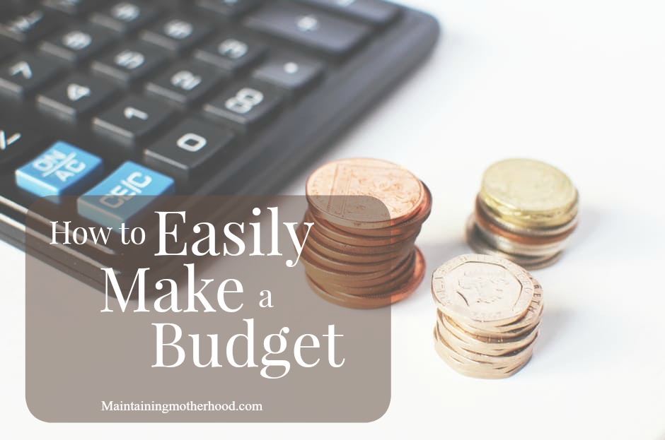 Budgeting and finances. Two cringe-worthy words. Learn how to easily make a budget to help you reach your financial goals! It's easier than you think!