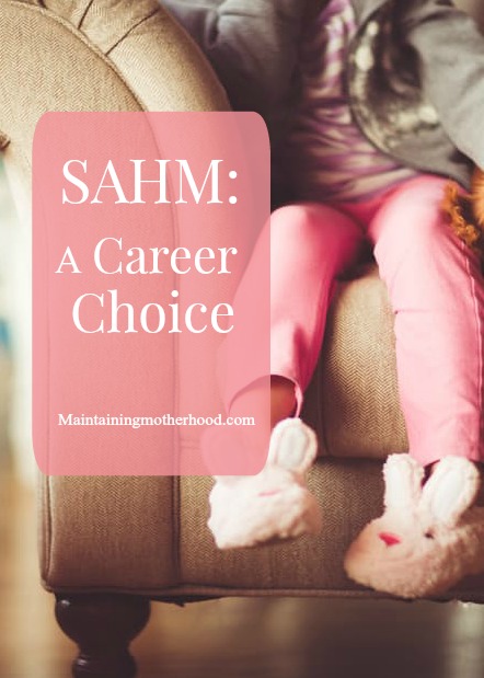 Although often under appreciated, SAHMs are a staple to our society. When you view your motherhood role more as a job or career, you will find more success.