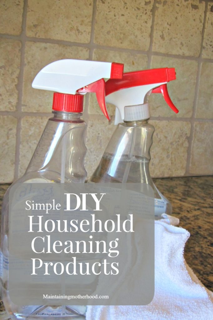 Looking to reduce the amount of chemicals in your home and save money? See how these Simple DIY Household Cleaning Products can do both!