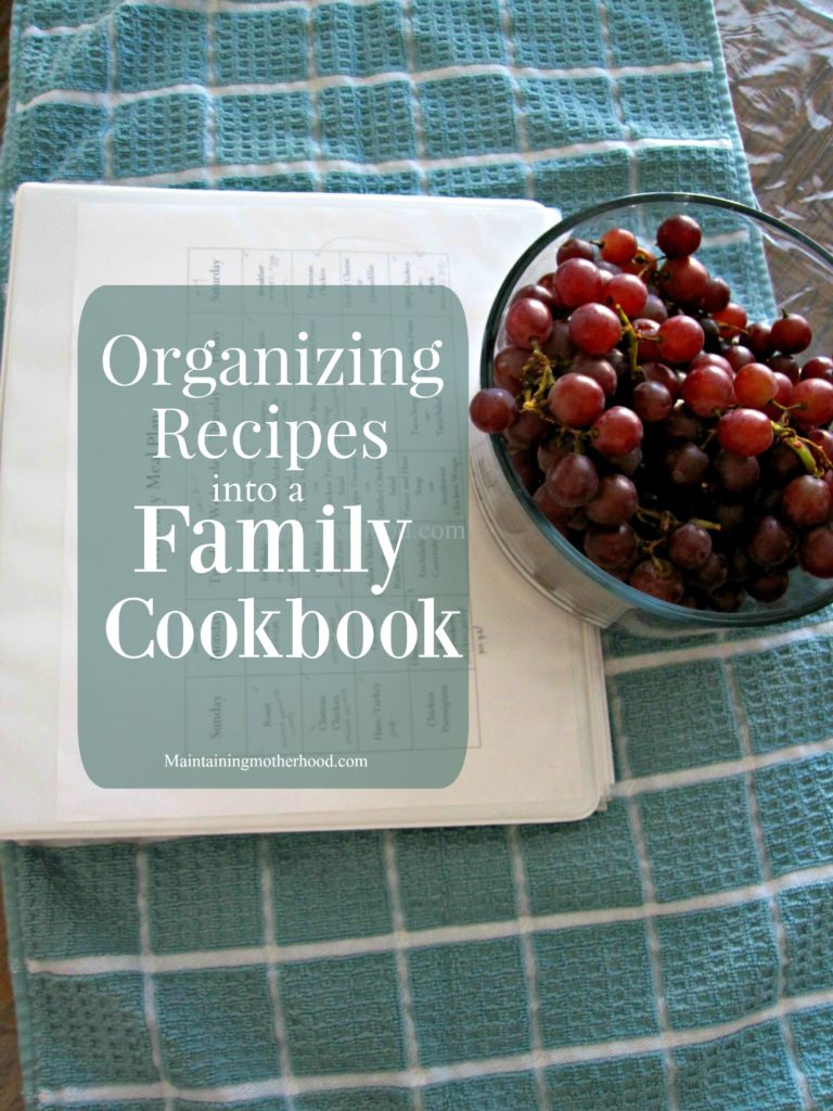 What's for dinner? Organizing recipes into a Family Cookbook can help you easily choose your favorite cheap, easy, and healthy recipes to cook.