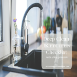 Deep Clean Kitchen Checklist