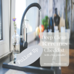 February Deep Clean Kitchen Follow-Up