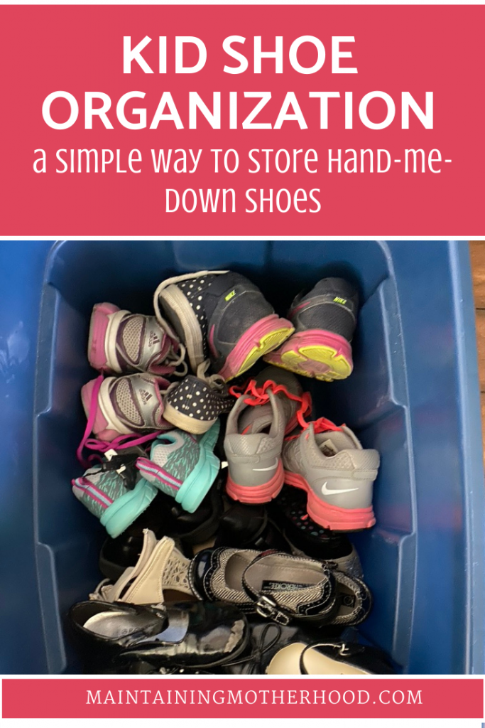 Kid Shoe Organization