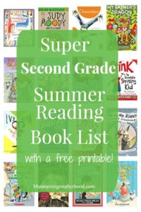 Need some great books for your Second Grader to read this summer? Look no further! Get your First Grade Summer Reading Book List here!