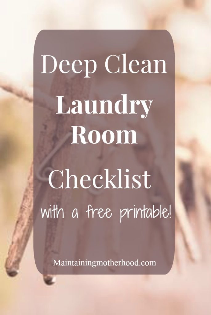 Are your laundry and toys out of control? Follow these simple Deep Clean Laundry Room and Toy Room checklists to whip these areas into shape in no time!