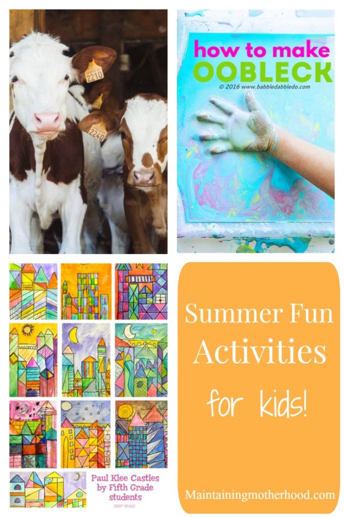 Looking for activities to keep your kids busy this summer? Follow along with our art and science projects and other summer fun activities for kids.