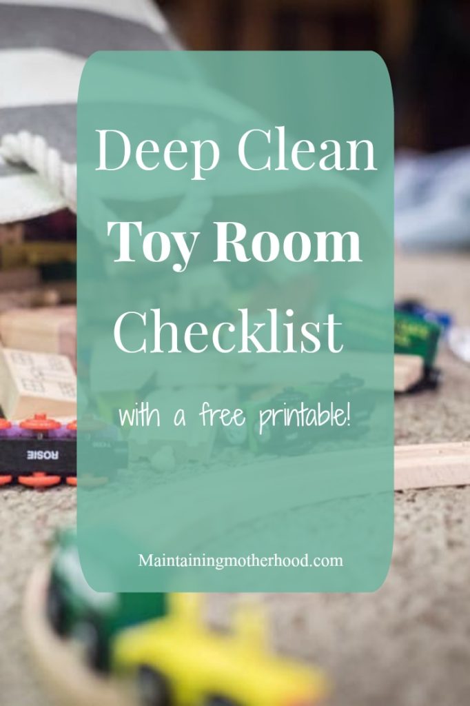 Deep Clean Laundry Room and Toy Room Maintaining Motherhood