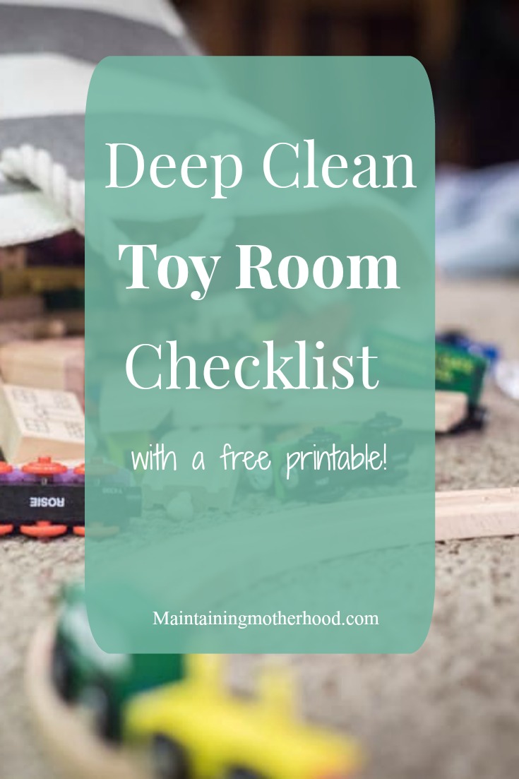 Are your laundry and toys out of control? Follow these simple Deep Clean Laundry Room and Toy Room checklists to whip these areas into shape in no time!