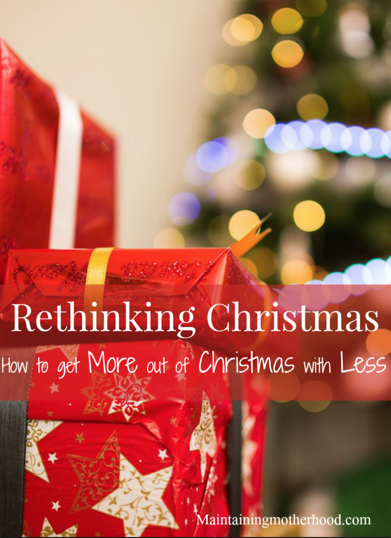 Stuck in the "something to wear, read, want, need" mode? Try simplifying Christmas with family Christmas gifts to get more out of Christmas with less.