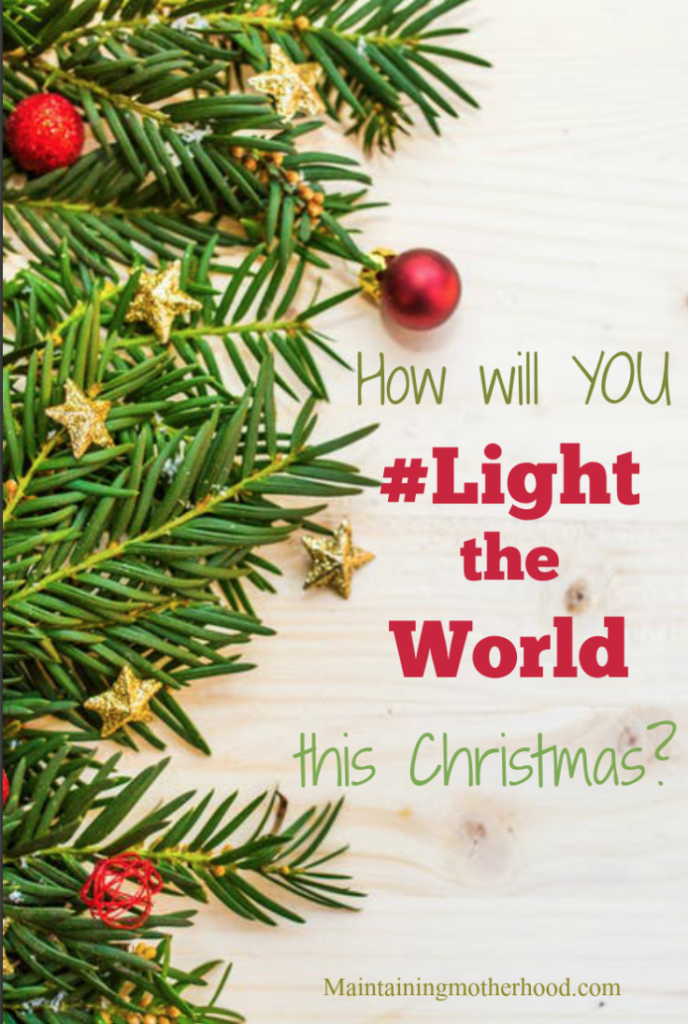 Looking for ways to serve this Christmas season? Participate with millions in Light the World 2017 to focus on what will I get, to what will I give.