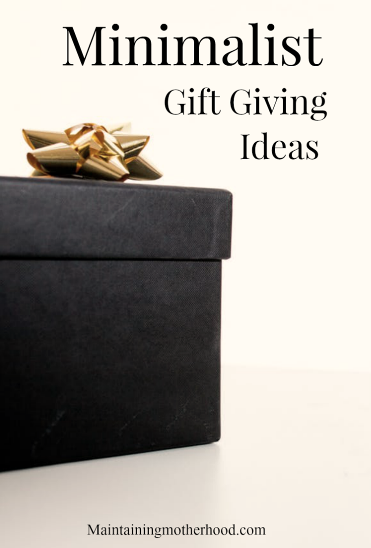 Are you trying to find a way to give gifts without adding additional clutter and chaos? We have adopted a minimalist gift giving approach and found it to be great in easing entitlement! 