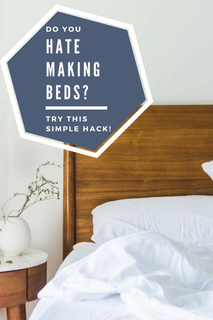 Do you dread changing sheets on the kids' beds? Try this easy bed making hack which will simplify your laundry day and bed making routine!