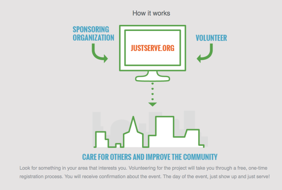 Are you stuck in a funk or feeling lonely? Serving others can help you see the world in a different light. JustServe.org can quickly get you started to serving in your community and truly making a difference!