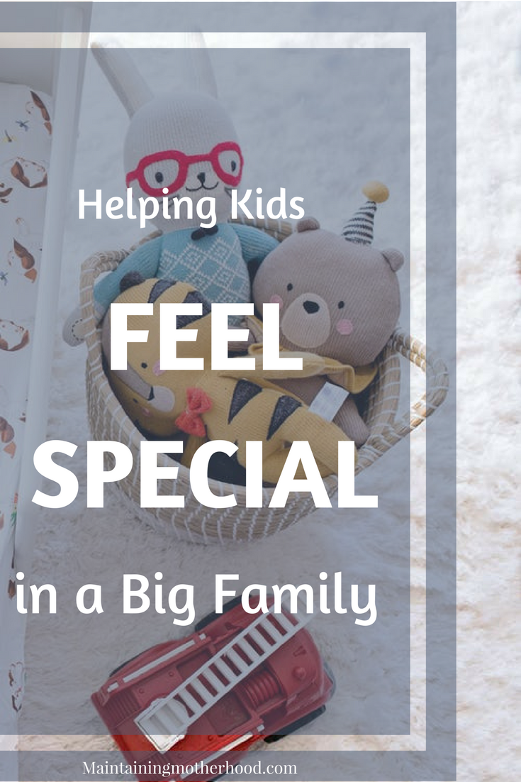 Are your kids feeling lost in the mix of family life? Here are great tips to establish one on one special time to help your children feel loved and important!