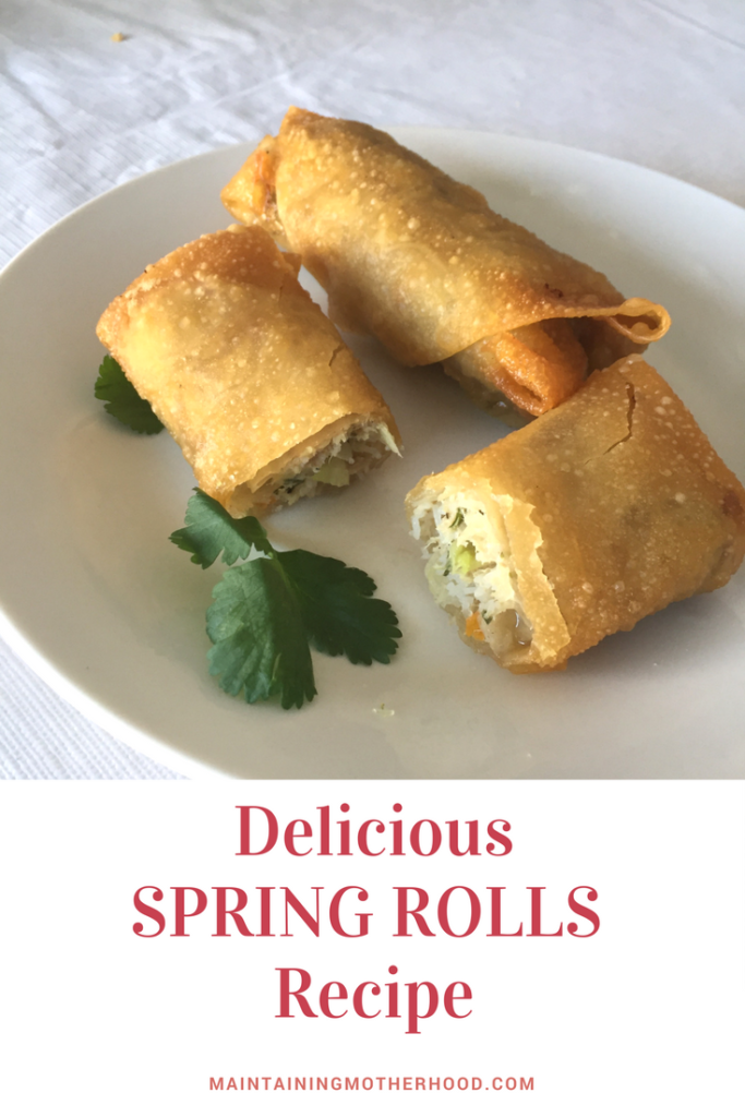 Delicious Spring Rolls Recipe – Maintaining Motherhood