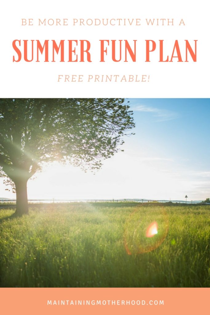 Are you looking for ways to keep your summer productive AND fun? Here is a great list of themed days to create your own summer fun plan!