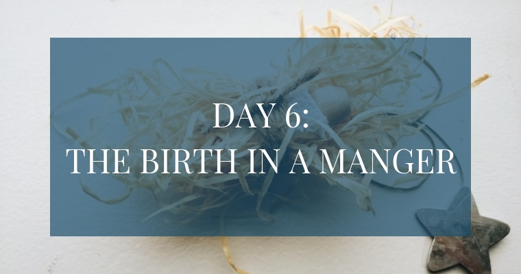 In the Christmas Countdown Book, Day 6 is the Birth in a Manger. See what art, scripture, song, video, and ornament we used to help us remember Christ.