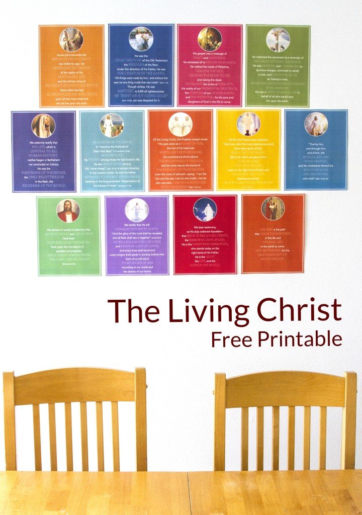 Have you tried memorizing The Living Christ with no success? Find great tips for memorization and a free church quiet book printable!