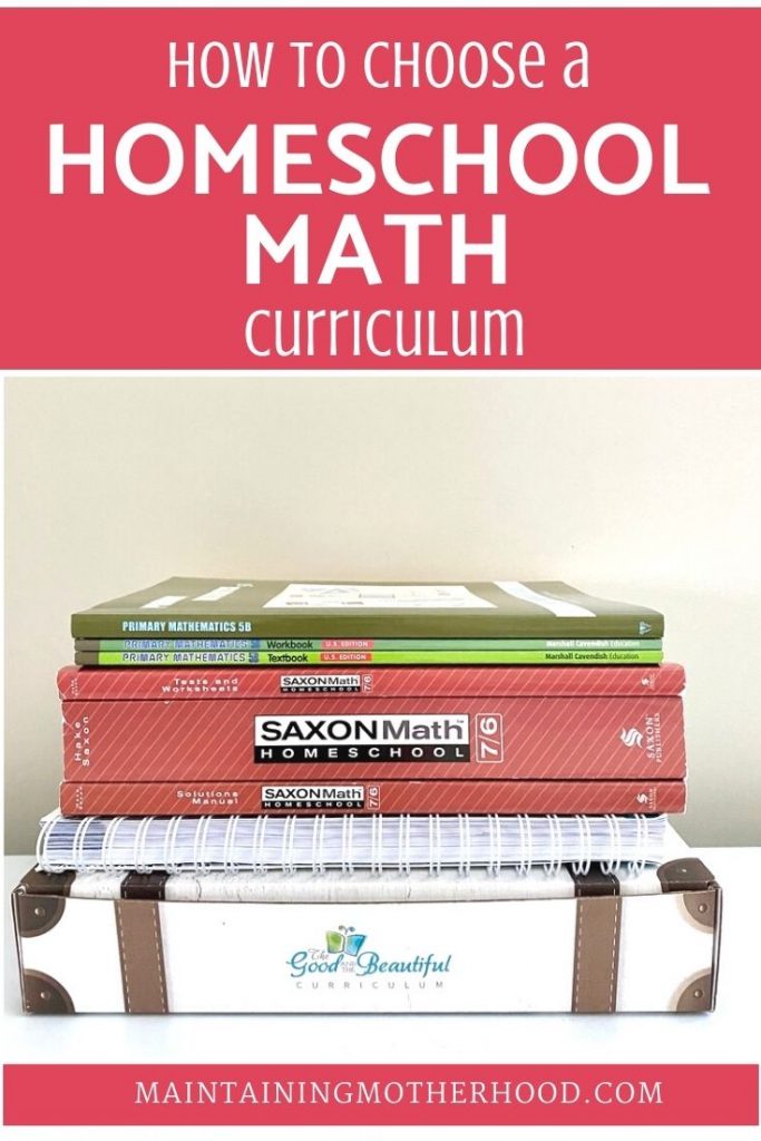 Are you trying to figure out which homeschool math curriculum to use this year? Let me tell you why we use 3 different math curriculums among our 5 kids!