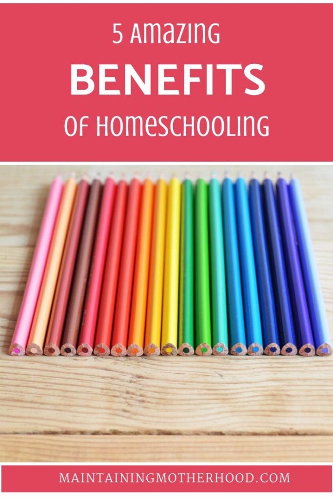 Have you been thinking about homeschool, but the entire thing seems too stressful or overwhelming? Let me tell you about 5 surprising homeschool benefits! 