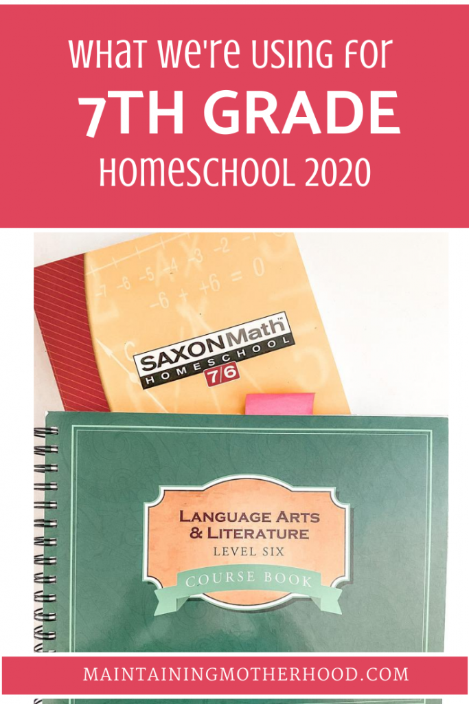 Wondering what we're using to teach 7th Grade this year? Here's our comprehensive list of 7th Grade Curriculum picks for 2020.