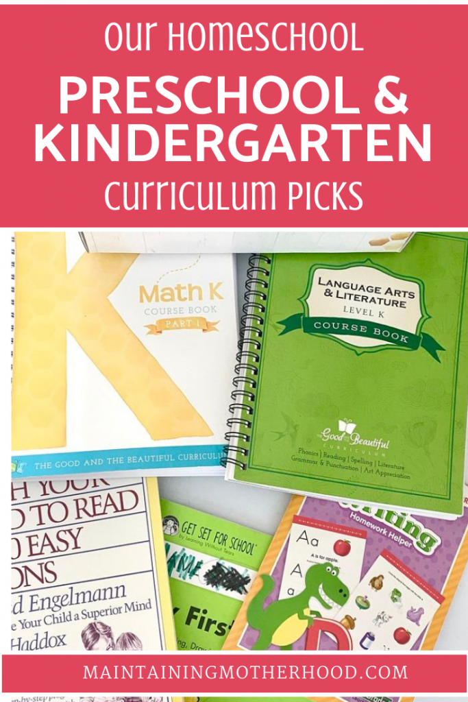 Wondering how to homeschool for Pre-K and Kindergarten? Here are some tips, tricks, and favorites for preschool and kindergarten homeschool!