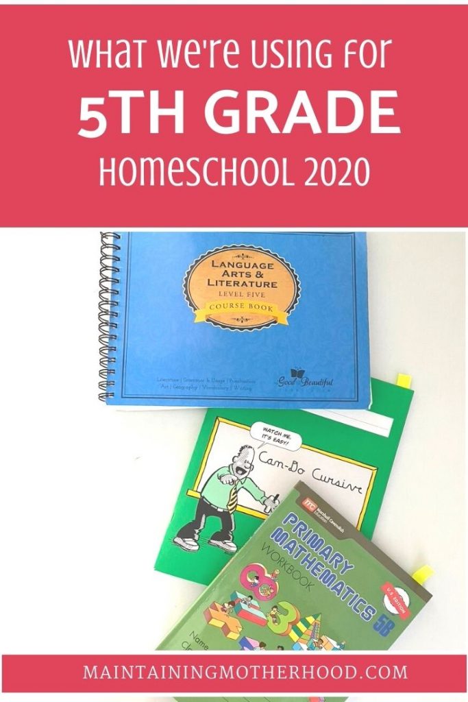 Wondering what we're using to teach 5th Grade this year? Here's our comprehensive list of curriculum picks for 5th Grade, 2020.
