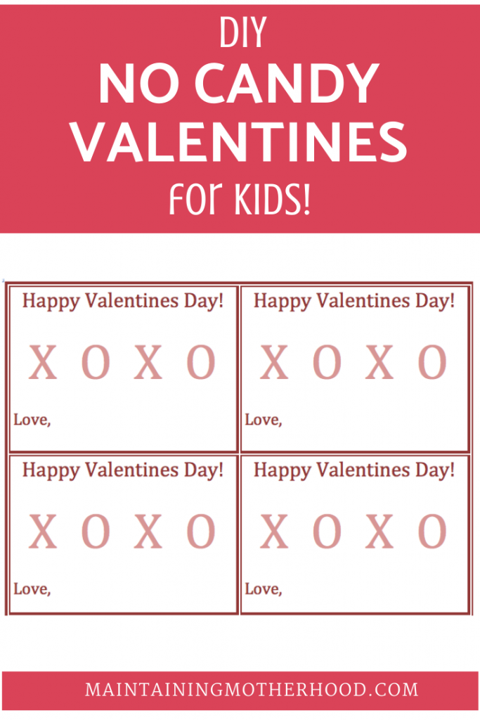 Looking for an inexpensive, candy-free Valentine that is sure to be a winner? Look no further! Get your no candy valentine printable for free!