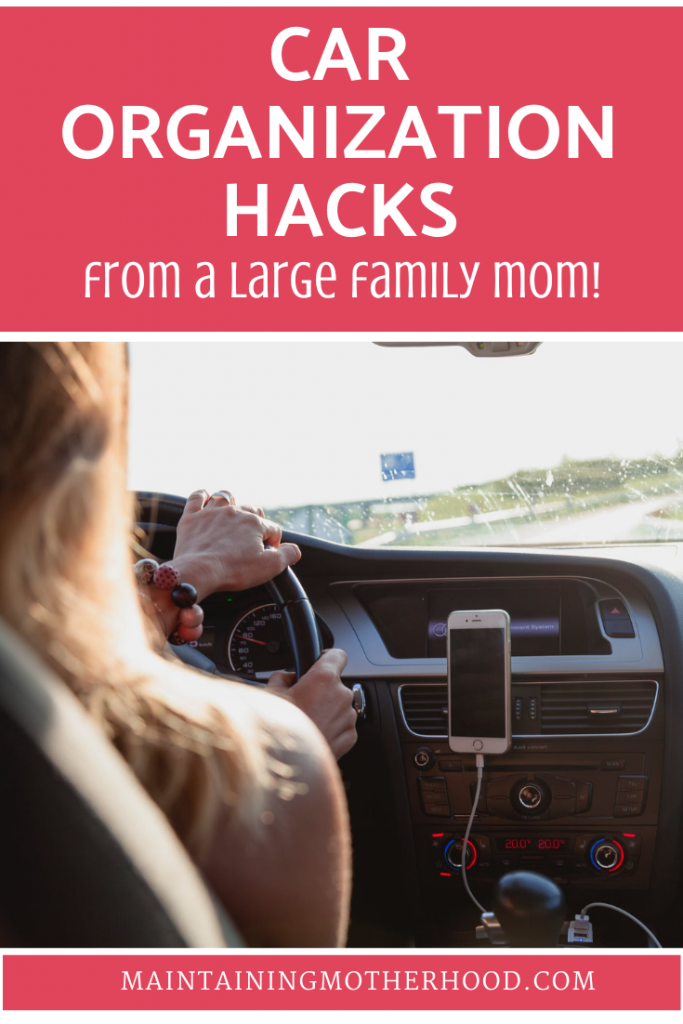 What's in my car? It may look like a lot, but I'll tell you the reason for each item! Check out these Car Hacks from a large family mom!
