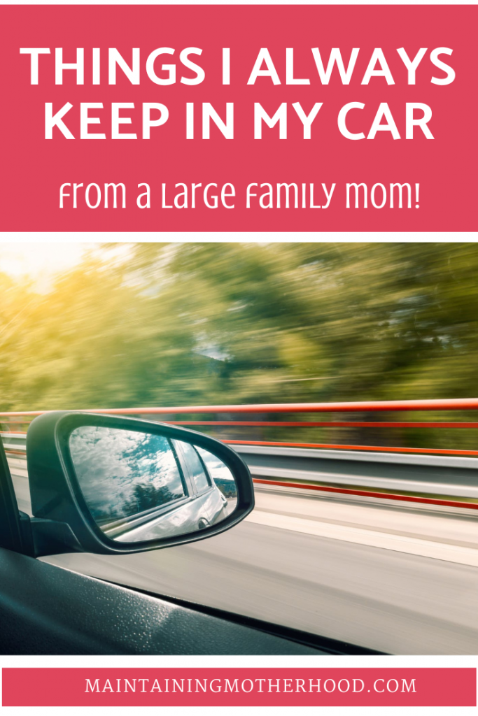 t, but I'll tell you the reason for each item! Check out these Car Hacks from a large family mom!