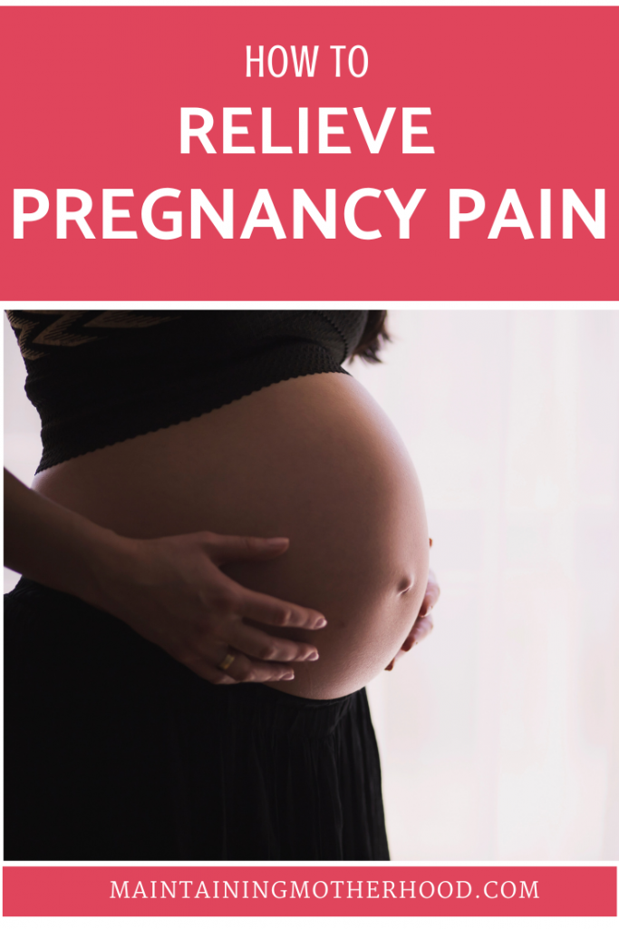 How to Relieve Pelvic Pain and Discomfort During Pregnancy – Maintaining  Motherhood