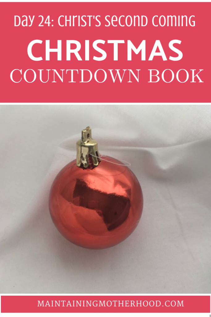 Check out the best Christmas Countdown book with Christ-centered art, scripture, song, video, and an ornament for each day of December.